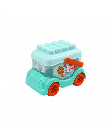 Детская игрушка 'Автобус-конструктор' 0396TXK(Turquoise) бирюзовый