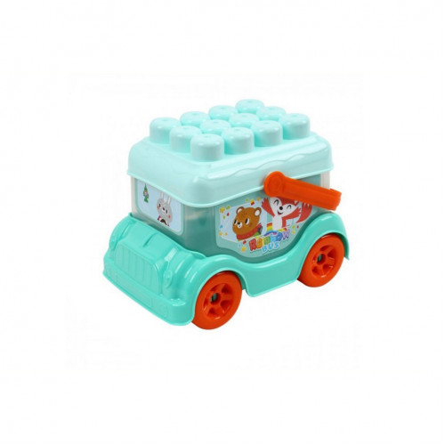 Детская игрушка 'Автобус-конструктор' 0396TXK(Turquoise) бирюзовый