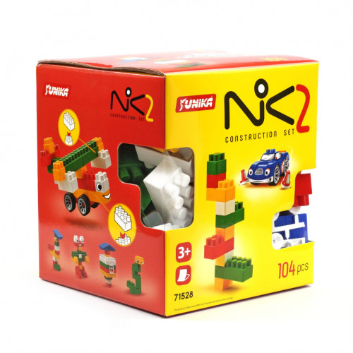 Конструктор детский 'NIK-2' 71528, 104 крупных деталей