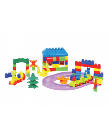 Дитячий конструктор 'Майстер Блок' №10 1-032, 135 деталей