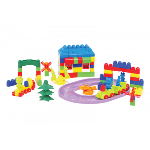 Дитячий конструктор 'Майстер Блок' №10 1-032, 135 деталей