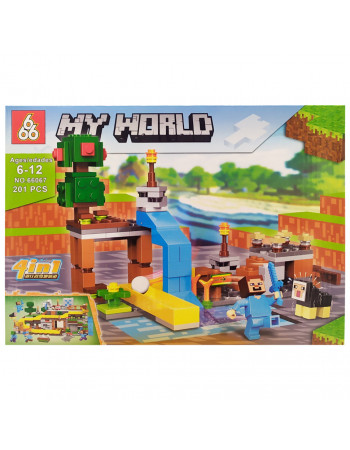 Конструктор 'MINECRAFT' 66067, 201 деталь (Вид 1)