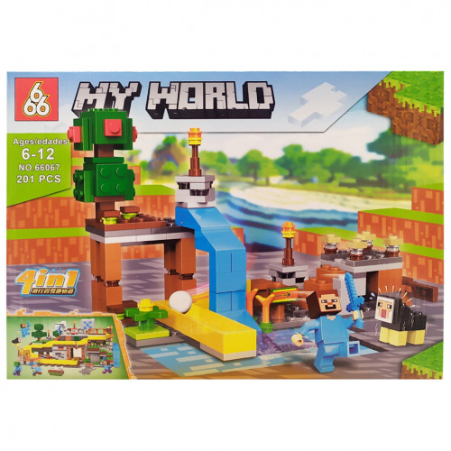 Конструктор 'MINECRAFT' 66067, 201 деталь (Вид 1)