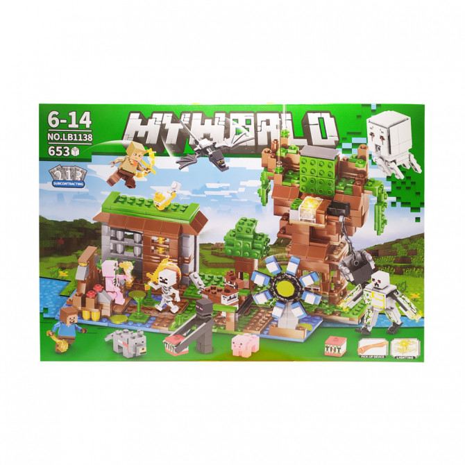 Конструктор 'MINECRAFT' LB1138, 653 деталі