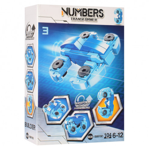 Конструктор BAMBI M38-B0819A 2в1, 86-110 деталей M38-B0819D