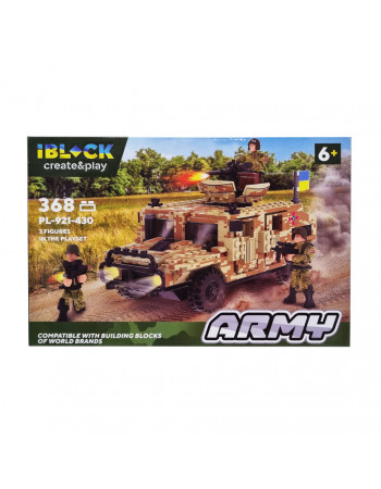 Конструктор Армія IBLOCK PL-921-430, 3 фігурки військових (Вид 4)