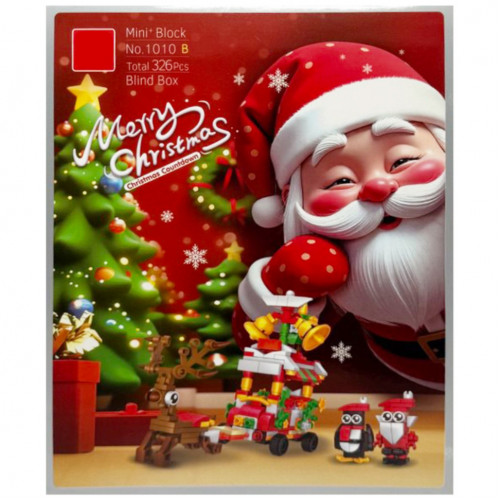 Детский конструктор адвент-календарь 'Merry Christmas' 1010B