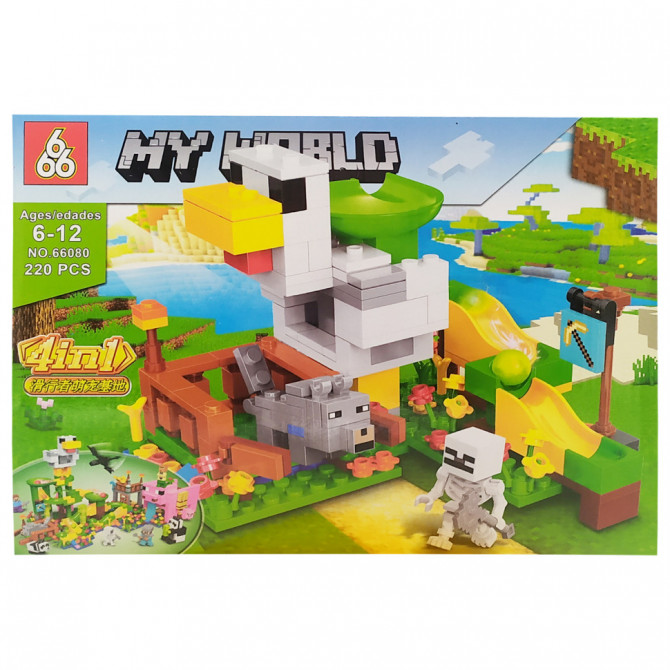 Конструктор 'MINECRAFT' 66080, 220 деталей (Вид 3)