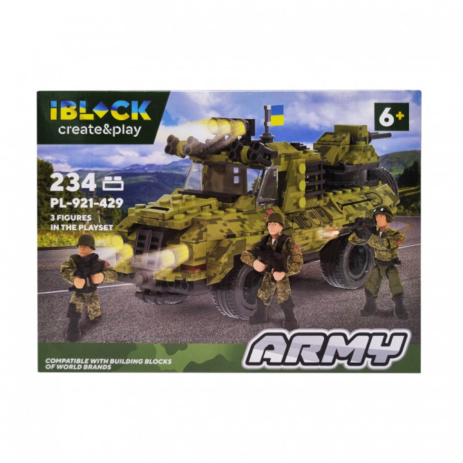 Конструктор Армія IBLOCK PL-921-429, 4 види (Вид 1)