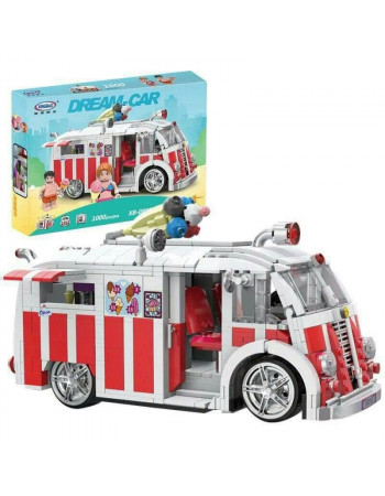Конструктор XINGBAO XB-08004 MOC Фургон із морозивом, 1000 елемента