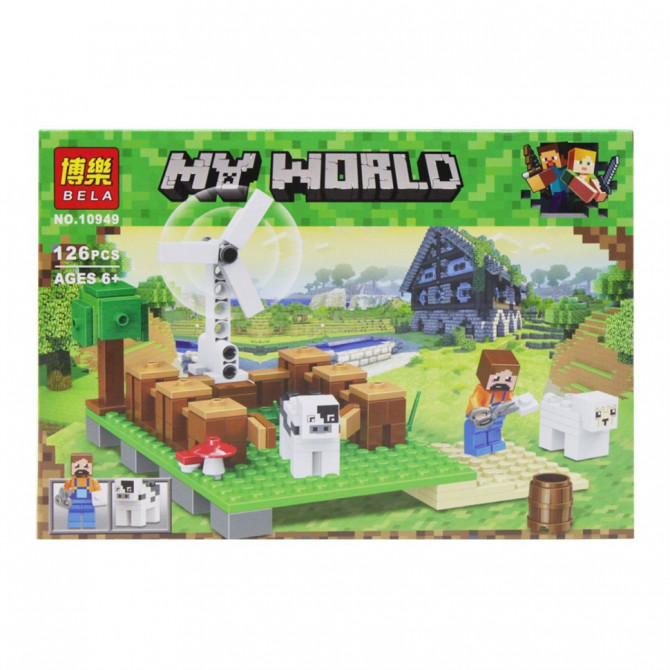 Дитячий конструктор 'MINECRAFT' BELA 10948/49/50/51/52/53  (10949)