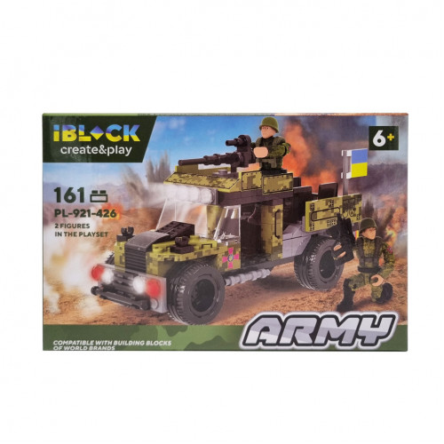 Конструктор дитячий Армія IBLOCK PL-921-426, 4 види (Вид 2)