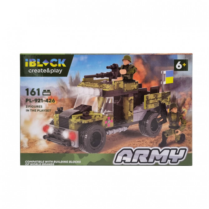 Конструктор дитячий Армія IBLOCK PL-921-426, 4 види (Вид 2)