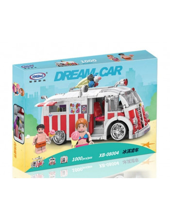 Конструктор XINGBAO XB-08004 MOC Фургон із морозивом, 1000 елемента