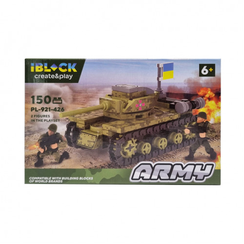 Конструктор дитячий Армія IBLOCK PL-921-426, 4 види (Вид 3)