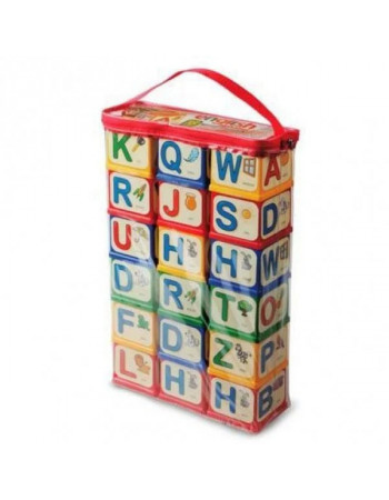 Детские развивающие кубики «English alphabet» 71054, 18 кубиков