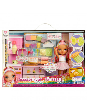 Игровой набор с куклой серии 'Littles' Кондитерская Кэнди Rainbow High 522058