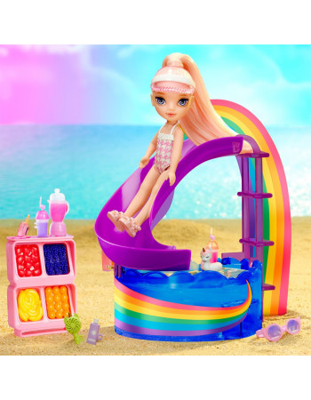 Детский игровой набор с куклой серии 'Littles' - Счастливый праздник в бассейне Rainbow High 522249