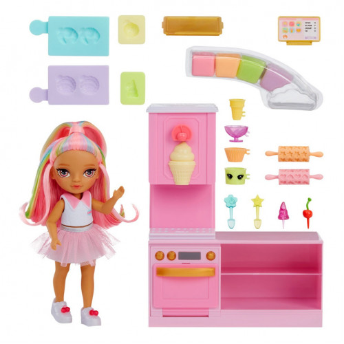 Игровой набор с куклой серии 'Littles' Кондитерская Кэнди Rainbow High 522058