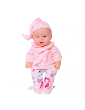 Детский игровой Пупс в пижаме 252-A(Pink) 36 см, звук, розовый