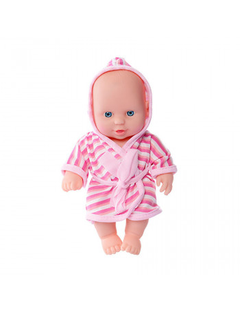 Детский игровой Пупс в халате Limo Toy 235-Q 20 см Розовый