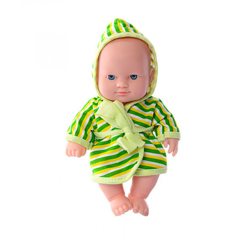 Детский игровой Пупс в халате Limo Toy 235-Q 20 см Зеленый