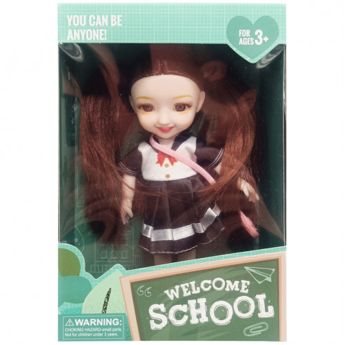 Детская кукла 'Welcome School' YL605-62 -4 с сумочкой