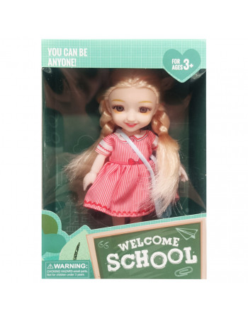 Детская кукла 'Welcome School' YL605-62 -3 с сумочкой