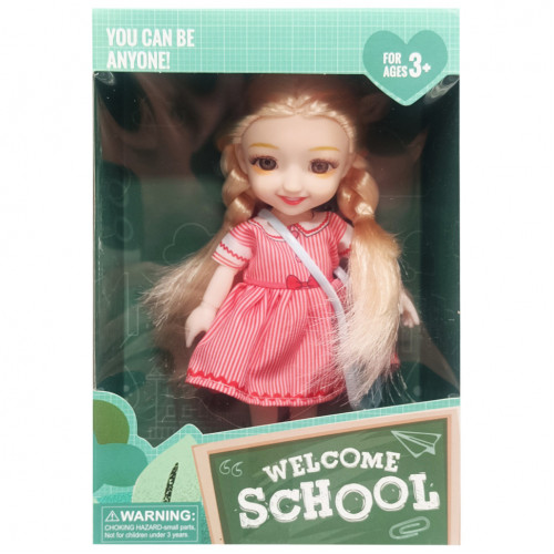 Детская кукла 'Welcome School' YL605-62 -3 с сумочкой