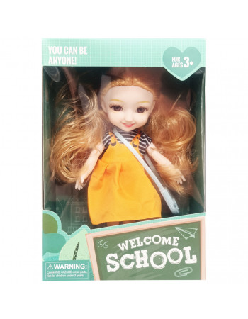Детская кукла 'Welcome School' YL605-62 -2 с сумочкой