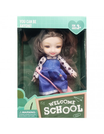 Детская кукла 'Welcome School' YL605-62-1 с сумочкой