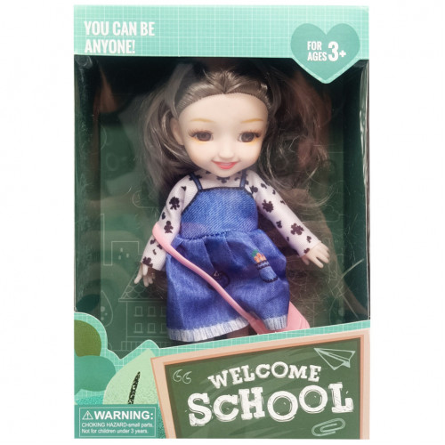 Детская кукла 'Welcome School' YL605-62-1 с сумочкой