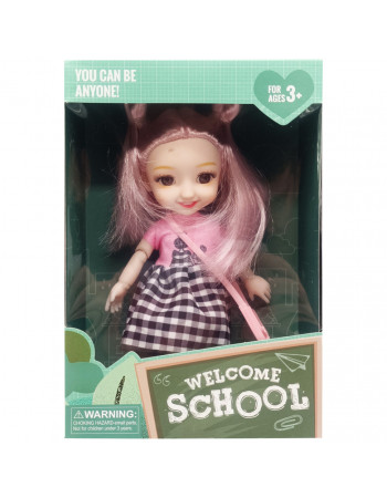 Детская кукла 'Welcome School' YL605-62 -5 с сумочкой