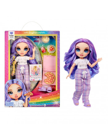 Кукла детская 'Виолетта' Rainbow High 503705 серии 'Junior High PJ Party' с аксессуарами