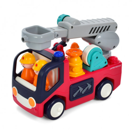 Дитяча Пожежна машинка Hola Toys E9998-HL зі світлом та звуком