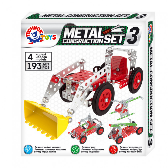 Конструктор металевий 'Юний майстер ТехноК' 6412TXK