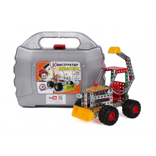 Металевий конструктор 'Будівельна техніка' 3879TXK у валізі