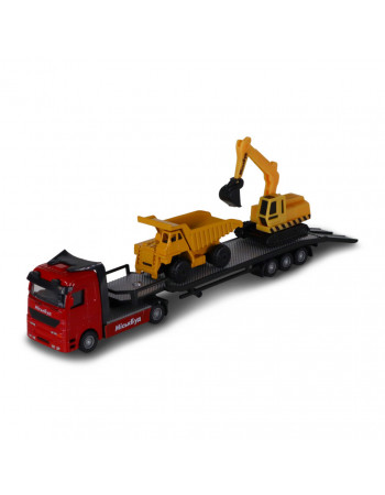 Игровой набор Автоперевозчик TechnoDrive 541757.270 самосвал, экскаватор