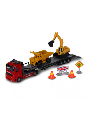 Игровой набор Автоперевозчик TechnoDrive 541757.270 самосвал, экскаватор