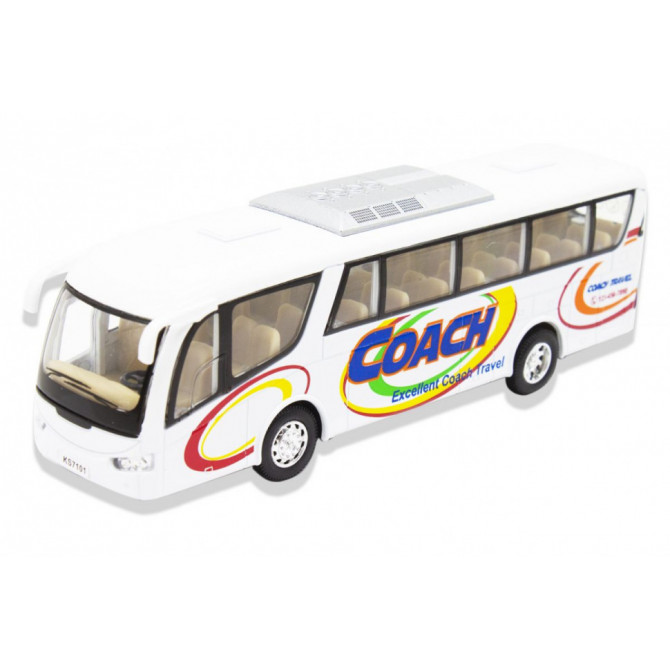 Дитячий ігровий Автобус KS7101 відкриваються двері  (Білий)