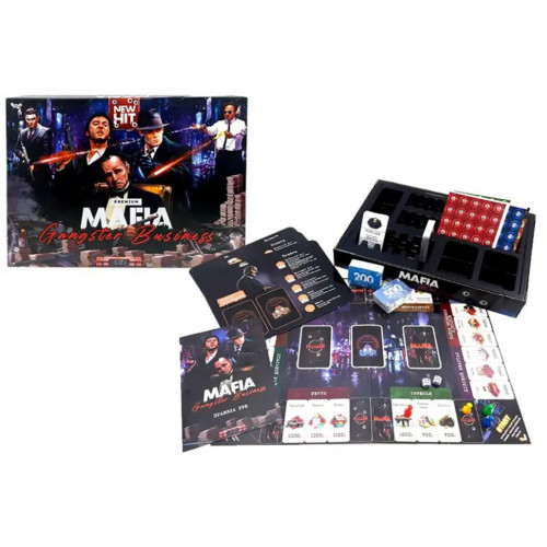 Настільна економічна гра 'MAFIA. Gangster Business. Premium' MAF-03-01U українською мовою