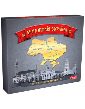 Настільна гра 'Монополія Україна' 0734ATS укр. мовою