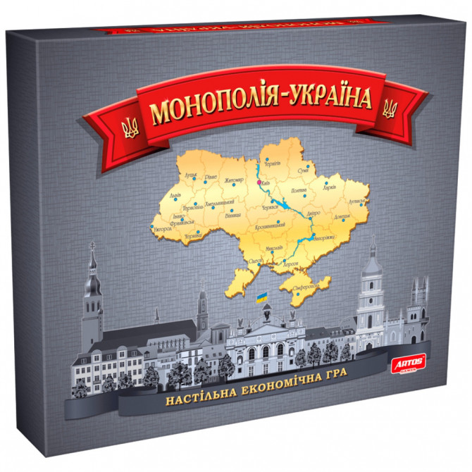 Настільна гра 'Монополія Україна' 0734ATS укр. мовою