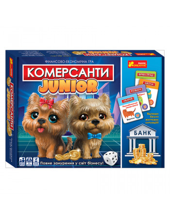 Настільна гра Коммерсанти Junior 10120162 українською мовою