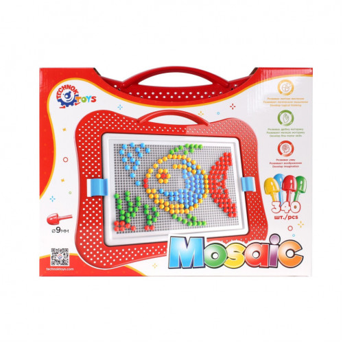 Игрушка 'Мозаика 4 ТехноК', арт.3367TXK, 340 фишек