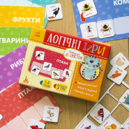Дитячі логічні ігри 'Підбирай за змістом' 918003, 24 картки укр. мовою