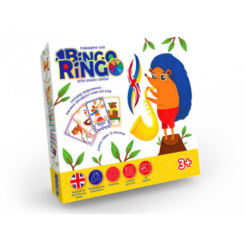 Детская настольная игра 'Bingo Ringo' GBR-01-01EU на укр/англ. языках