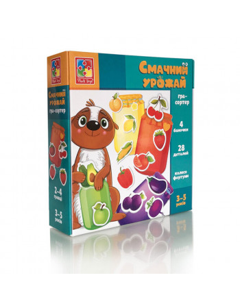 Настольная игра-сортер 'Вкусный урожай' Vladi Toys VT1804-41 обучающая