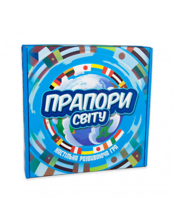 Настольная игра Флаги мира 30445 на украинском языке