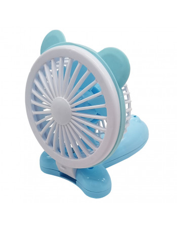 Вентилятор ручний портативний «Ведмедик» VNTR-002-4(Blue) синій